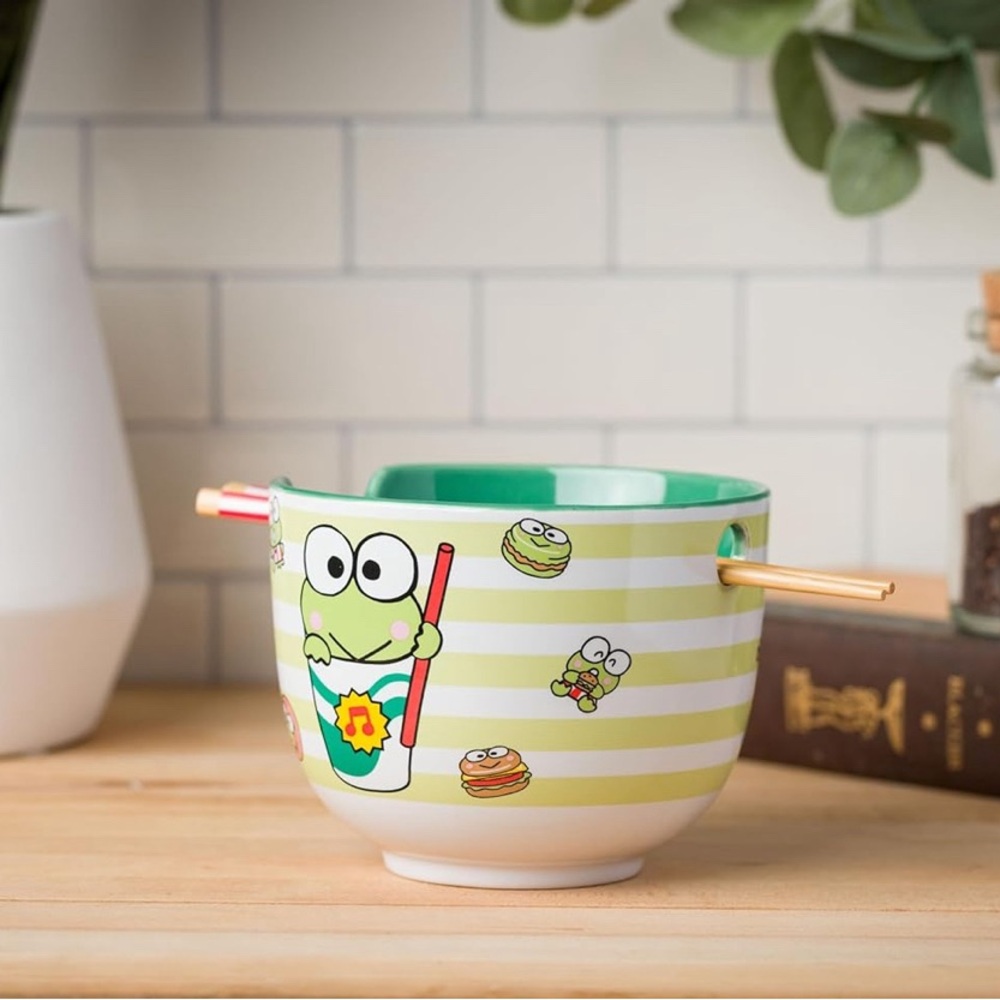 Hello Kitty and Friends Keroppi Foodie Icons Ceramic Ramen Noodle Rice Bowl